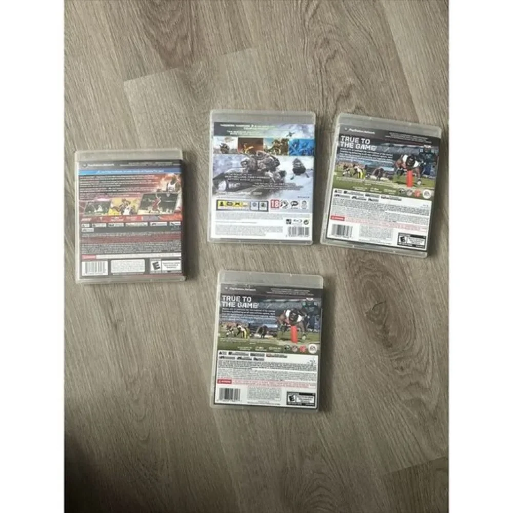 PS3 games Lot of 4 NBA2k, Madden 12, Madden 12 HOF edition, COD Modern Warfare 2
